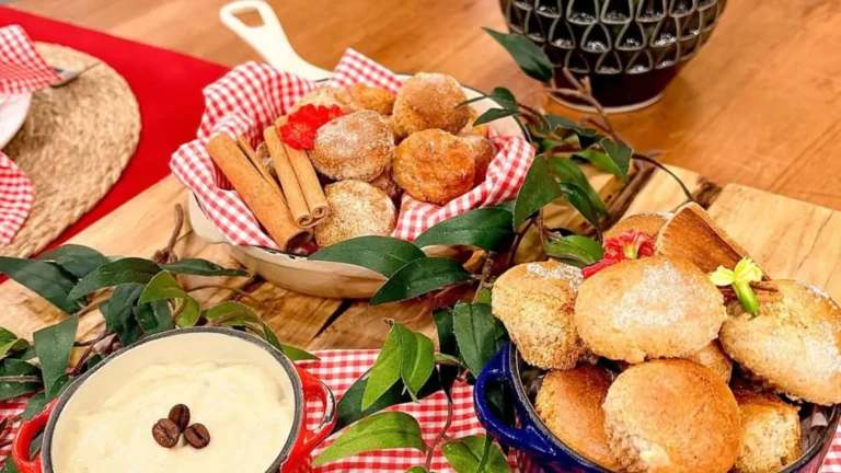 Bolinho de chuva fit com Creme de café