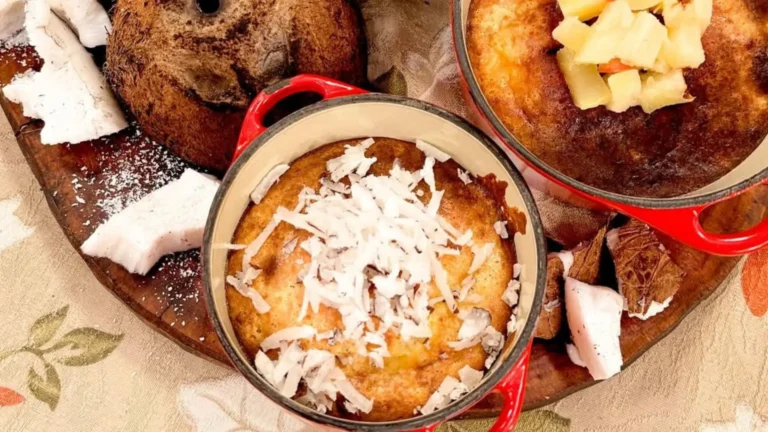 Delícias na Air Fryer: Cocada sem açúcar com geleia de abacaxi