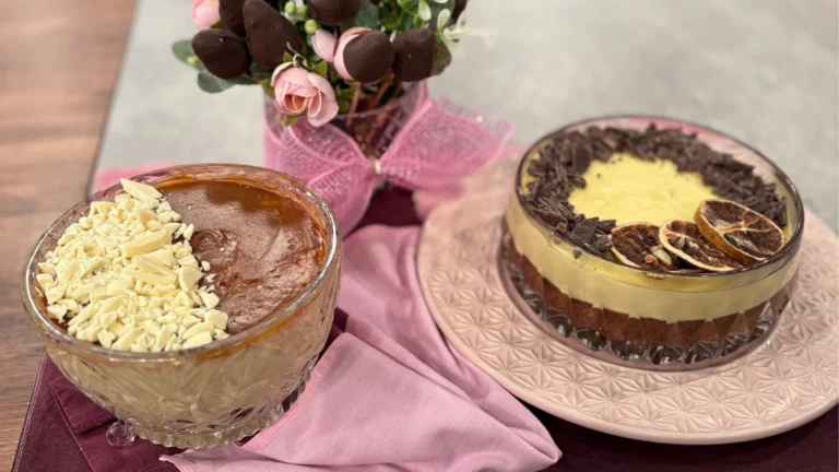 Delicioso mousse de doce de leite