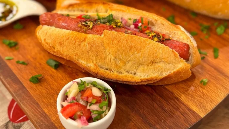 Choripán do chefe simples e cheio de sabor
