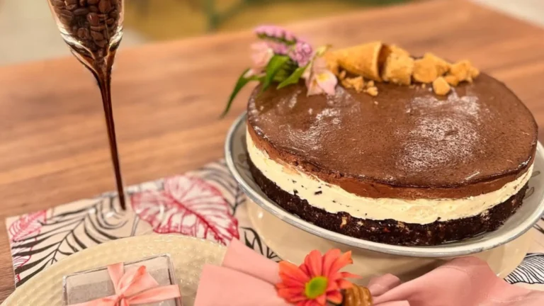 Torta de palha italiana com café!