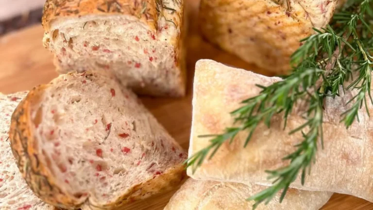 Maravilhosa ciabata de forno feita em casa!