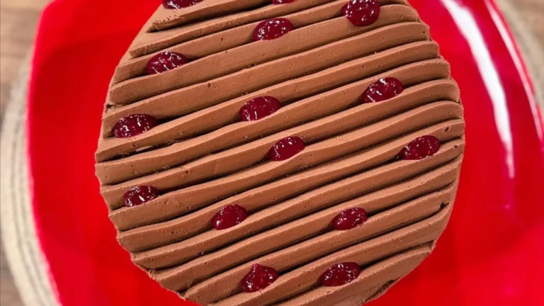 Delicioso devils cake cheio de sabor