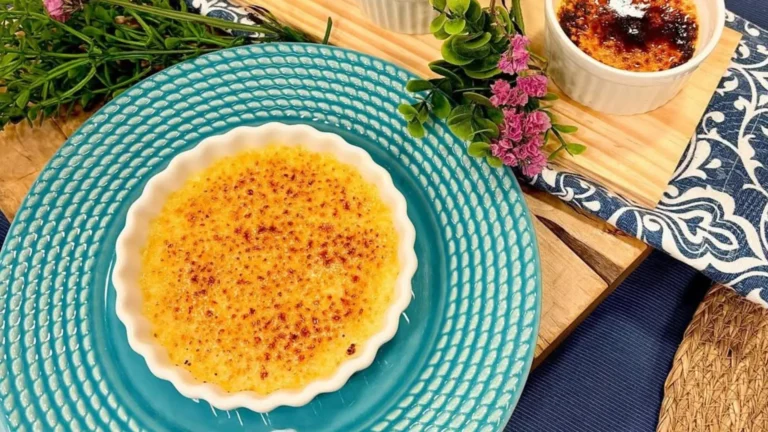 Clássico, cremoso e irresistível: Creme Brulée