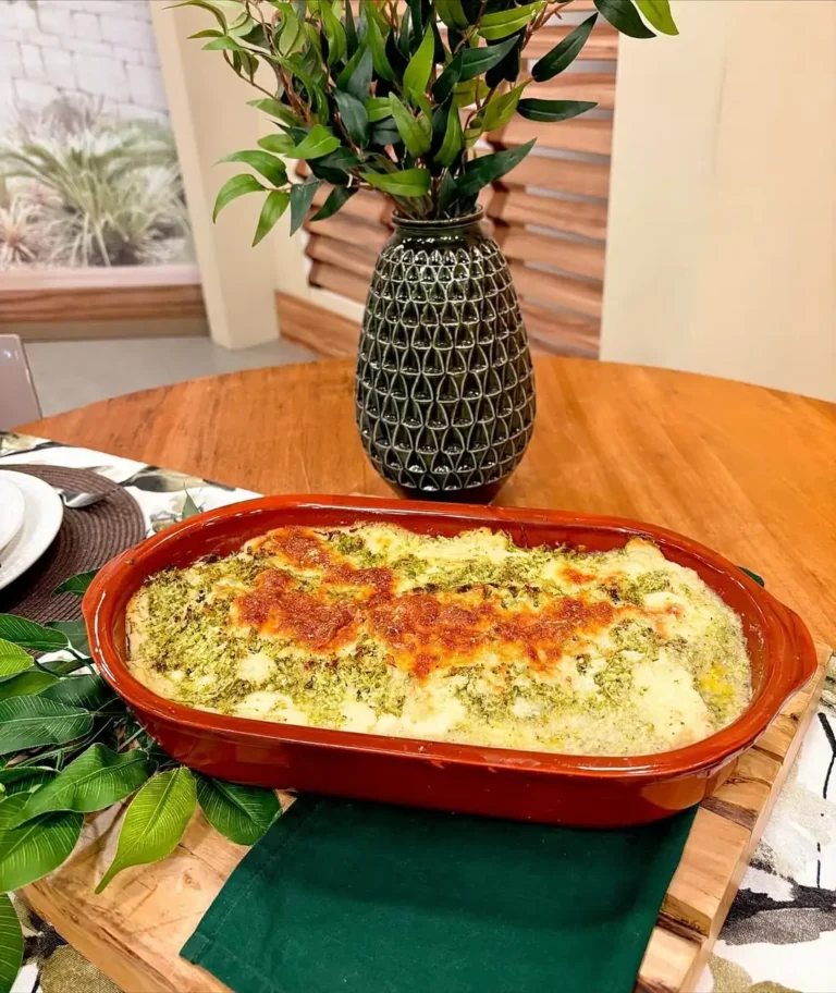 Lasanha de abobrinha e brócolis