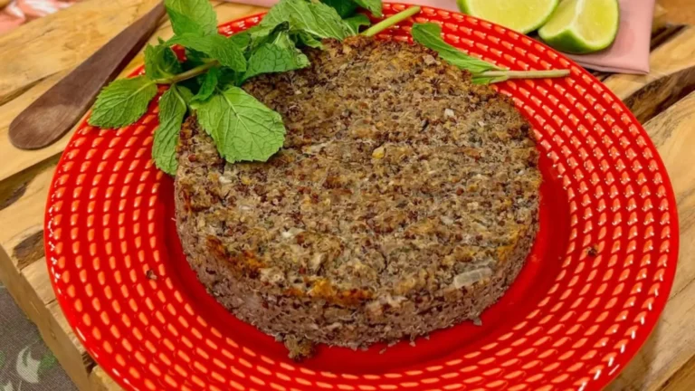 Imagem de capa representando a receita: Delicioso quibe de forno recheado!