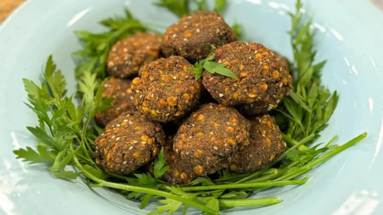 Falafel de lentilhas barato e rápido de fazer