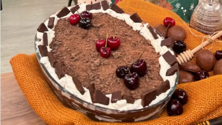 Pão de mel na travessa perfeito para as festas de final de ano
