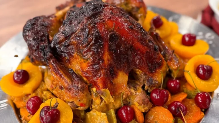 Peru de Natal com batatonese simples e fácil de fazer