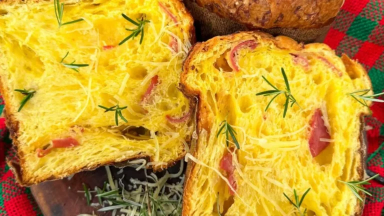 Inovando o seu natal com um panettone salgado cheio de sabor
