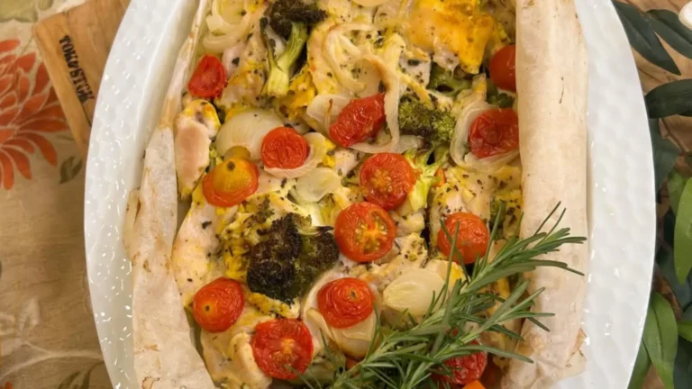 Aprenda a fazer um delicioso filé de peito de peru ao papillote