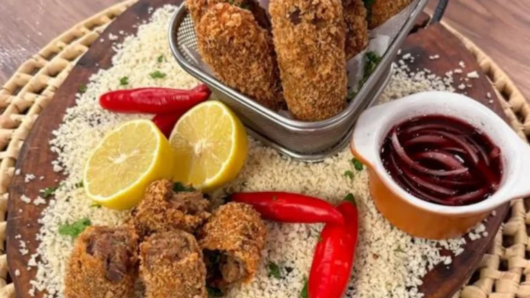 Aprenda a fazer um croquete de carne louca cremoso