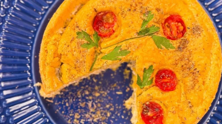 Torta de frango sem glúten