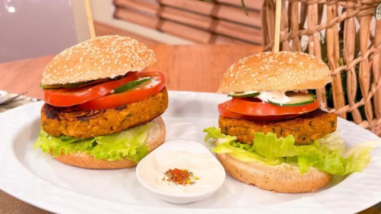 Hambúguer de soja delicioso e fácil de fazer