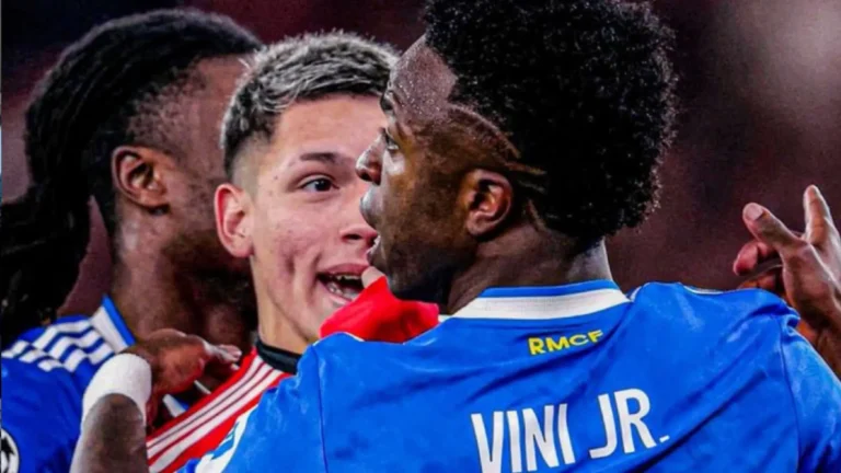 UEFA suspende Prestianni após racismo contra Vini Jr