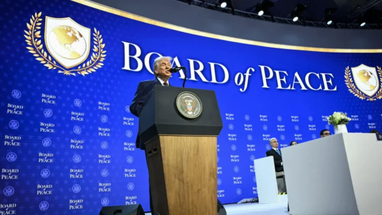 O Conselho da Paz de Donald Trump se reuniu hoje pela primeira vez