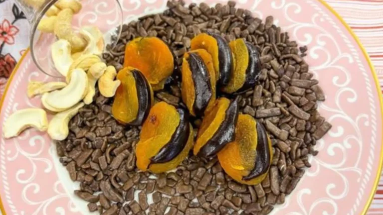 Imagem de capa representando a receita: Sobremesa Saudável: Aprenda a fazer damascos recheados com brigadeiro