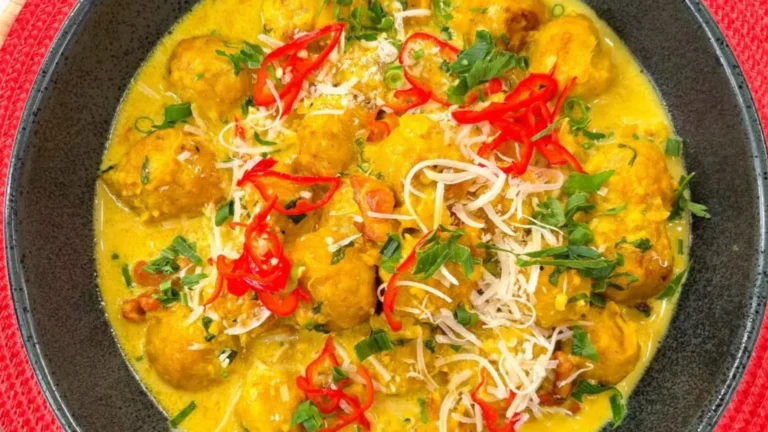 Uma combinação diferente e cheia de sabor! Nhoque ao molho indiano