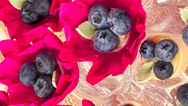 Imagem de capa representando a receita: Copinho de Blueberry