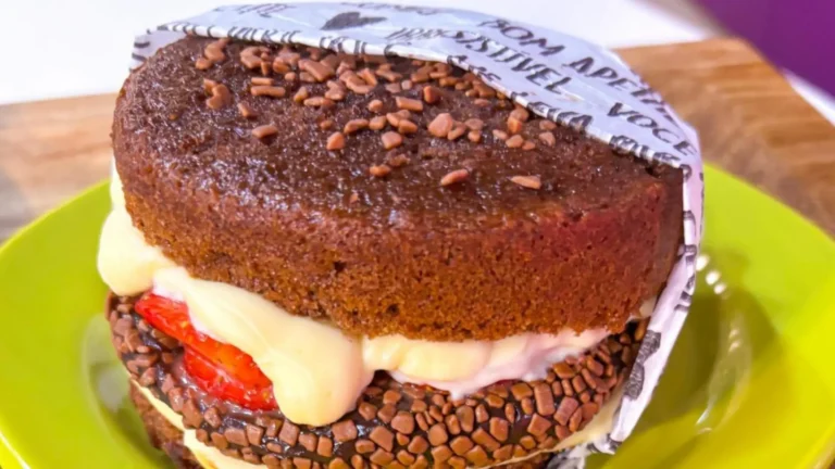 Imagem de capa representando a receita: Delicioso e cremoso Hambúguer Doce