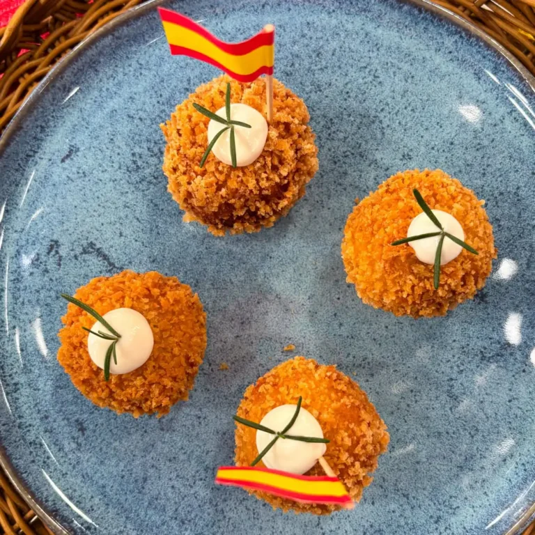Imagem de capa representando a receita: Croqueta de Jamon