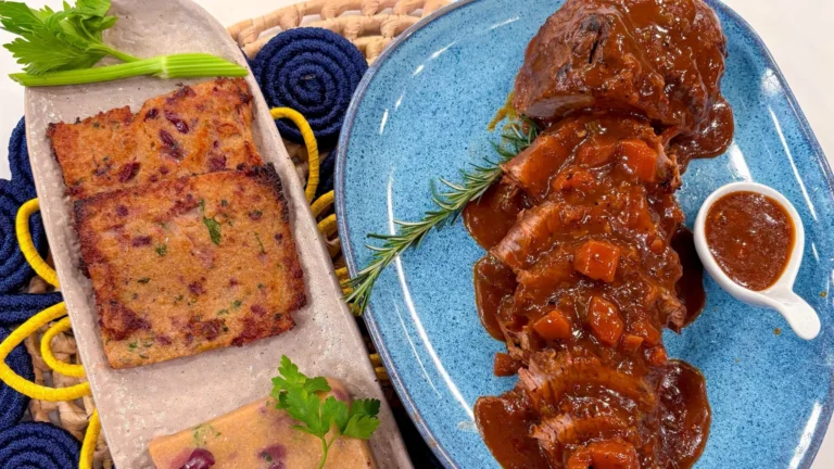 Imagem de capa representando a receita: Maminha na cerveja preta com Polenta Di Oliva do Chef Marcos Baldassari