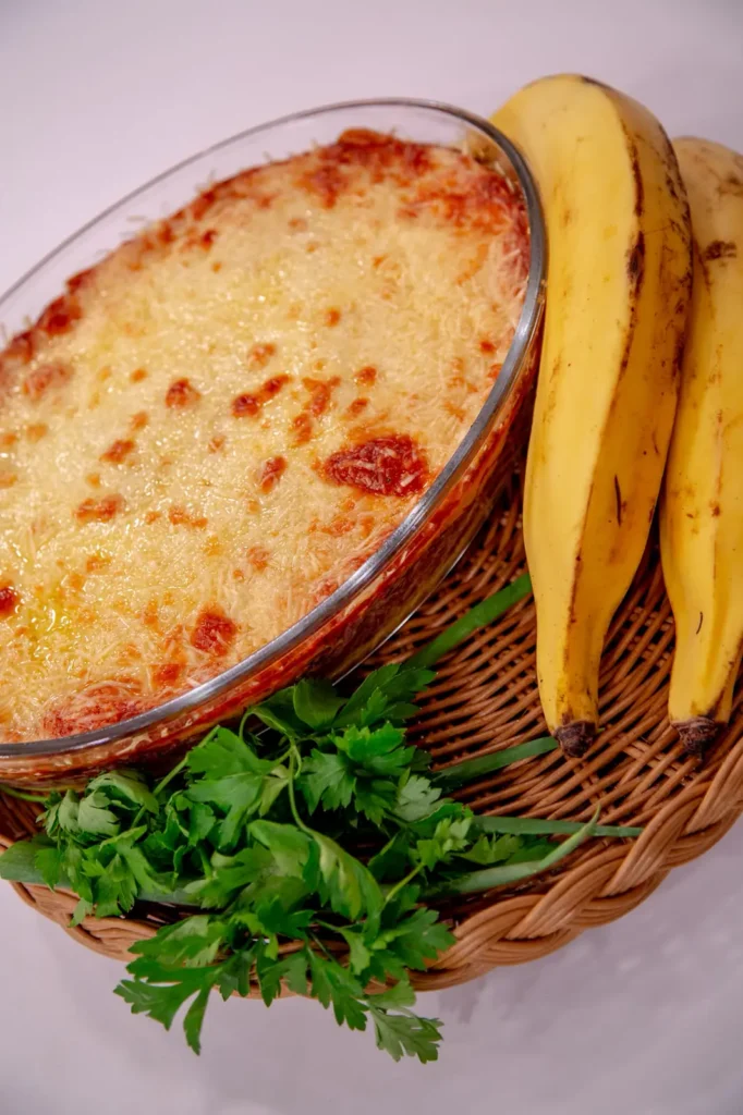 Escondidinho de banana com carne-seca