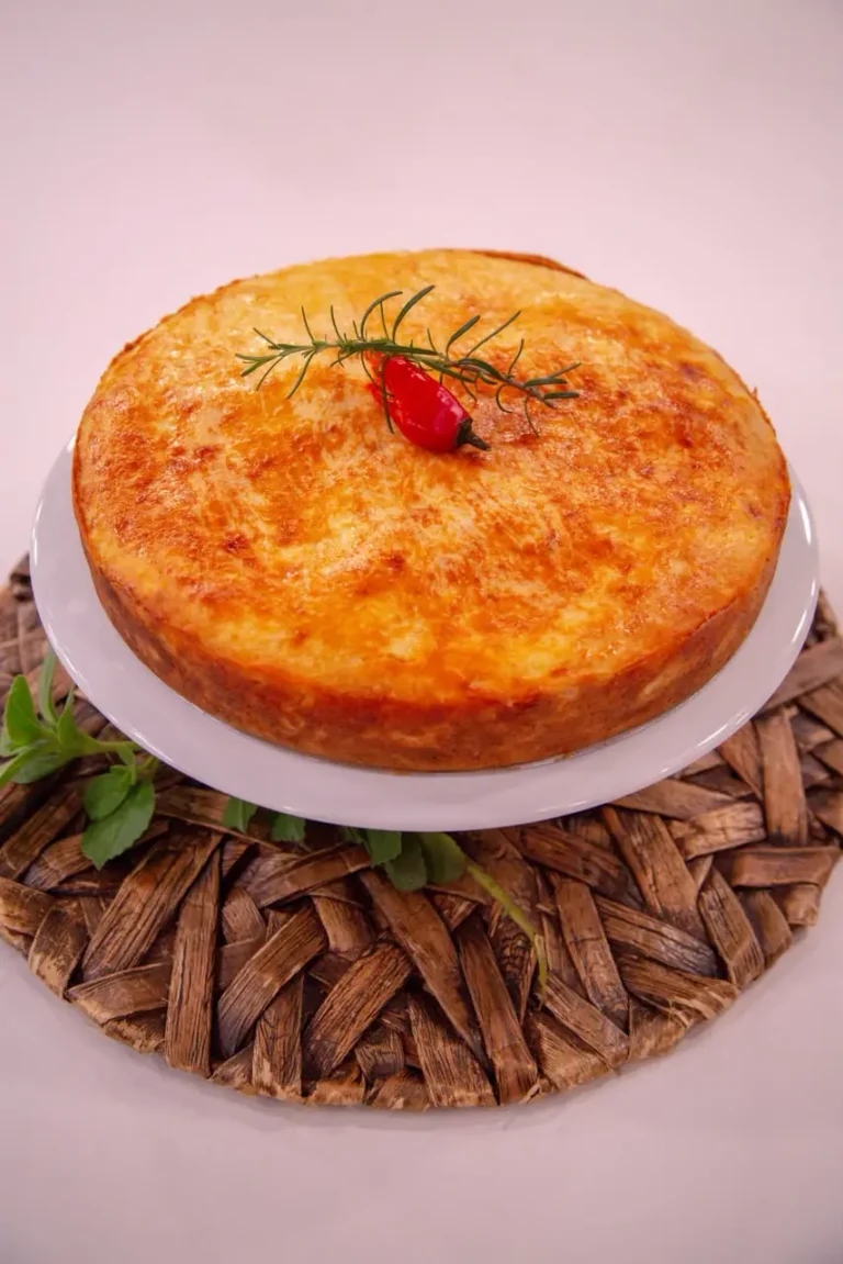 Torta toscana com escarola