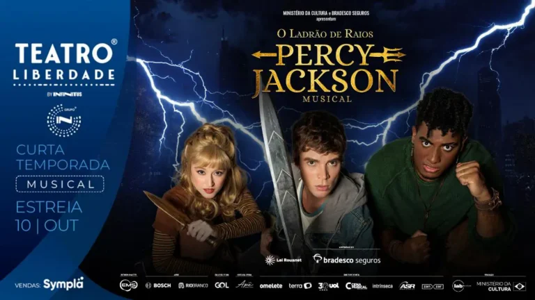 Musical de Percy Jackson estreia neste sábado em São Paulo com temporada inédita no Brasil